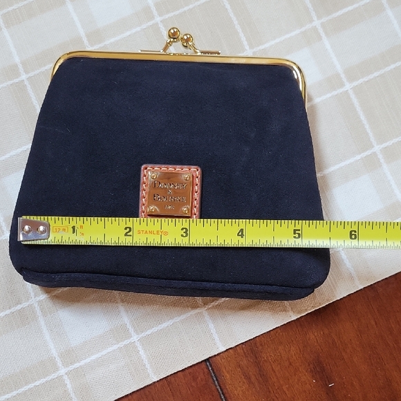 Dooney & Bourke Black Suede Clutch - Picture 9 of 12